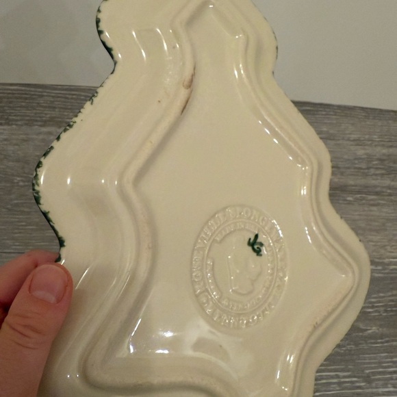 Roseville spounge ware 
Christmas tree platter - Picture 6 of 8